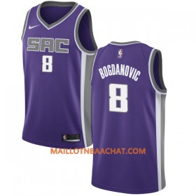Maillot NBA Sacramento Kings Bogdan Bogdanovic 8 Nike 2017-18 Violet Swingman - Homme